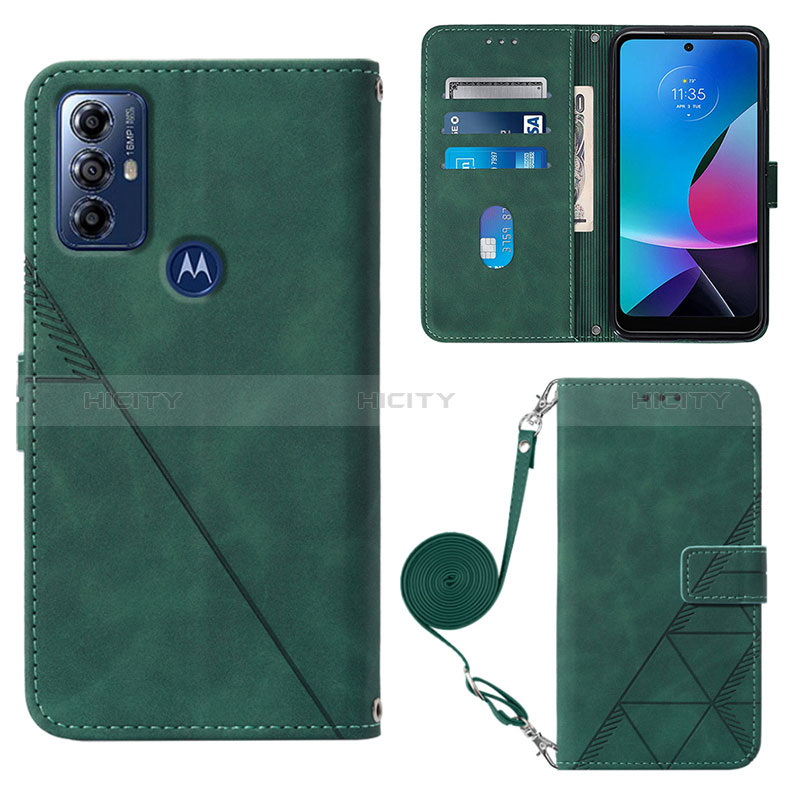 Custodia Portafoglio In Pelle Cover con Supporto YB3 per Motorola Moto G Power (2022)