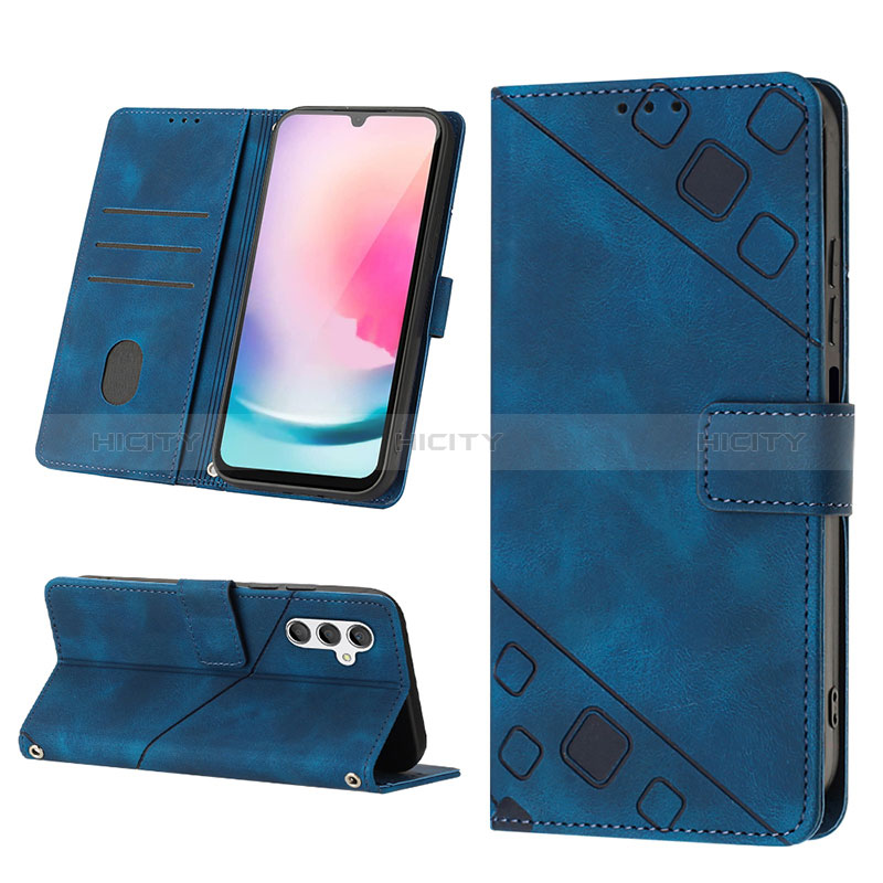 Custodia Portafoglio In Pelle Cover con Supporto YB3 per Samsung Galaxy A25 5G