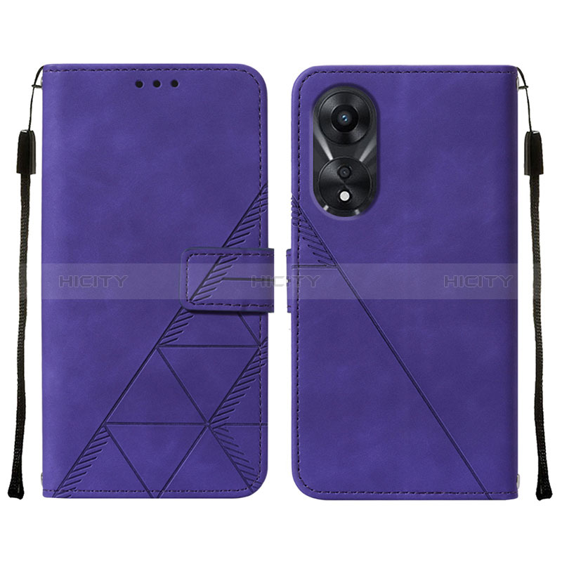 Custodia Portafoglio In Pelle Cover con Supporto YB4 per Oppo A78 5G