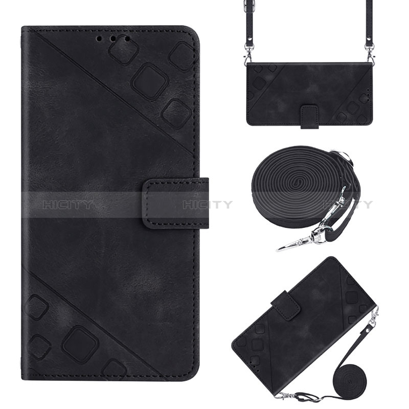 Custodia Portafoglio In Pelle Cover con Supporto YB4 per Xiaomi Redmi Note 12 Explorer Nero