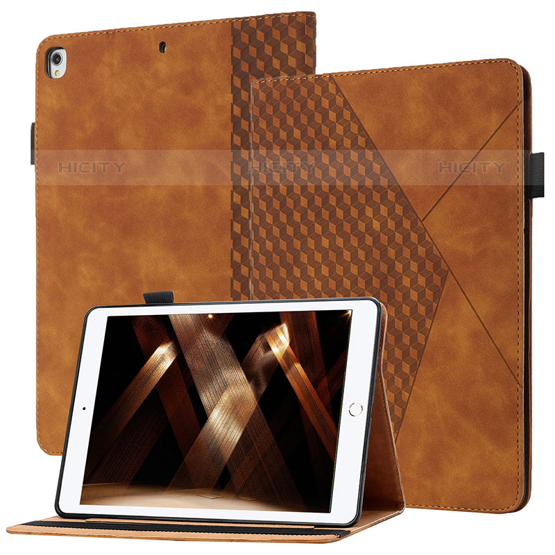 Custodia Portafoglio In Pelle Cover con Supporto YX1 per Apple iPad Air 3 Marrone