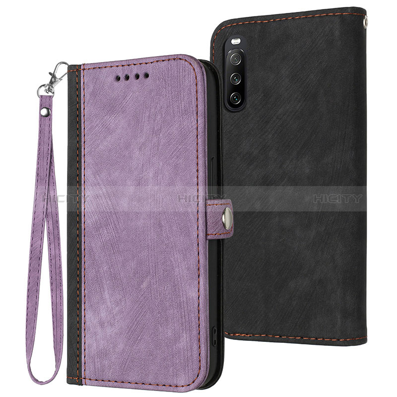 Custodia Portafoglio In Pelle Cover con Supporto YX1 per Sony Xperia 10 IV