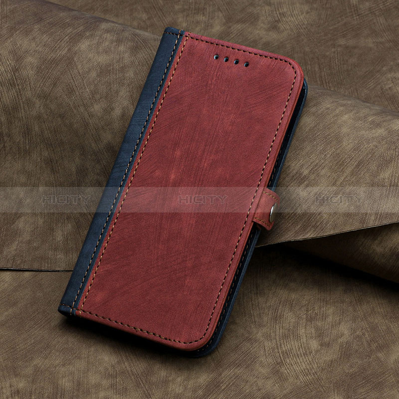 Custodia Portafoglio In Pelle Cover con Supporto YX5 per Apple iPhone 15 Plus Rosso