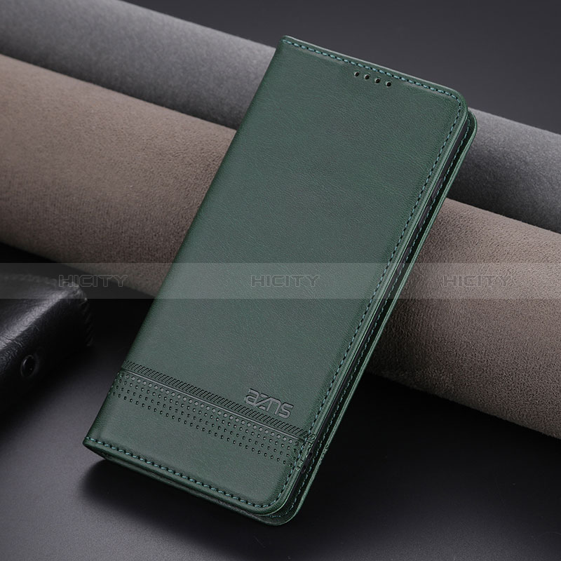 Custodia Portafoglio In Pelle Cover con Supporto YZ2 per Huawei P60 Verde