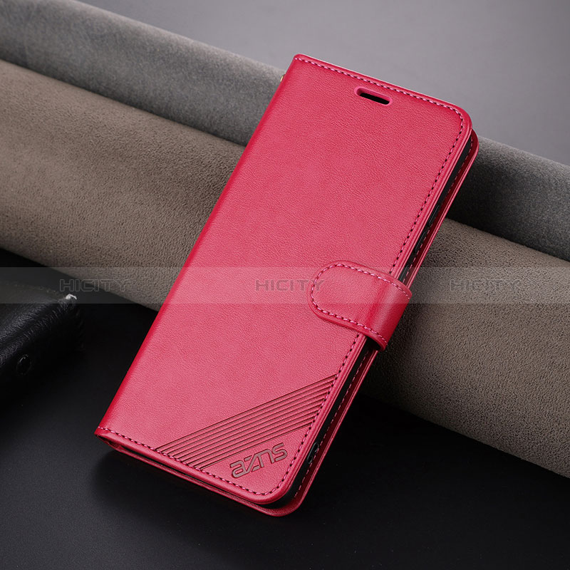 Custodia Portafoglio In Pelle Cover con Supporto YZ4 per OnePlus Nord CE 3 5G Rosa Caldo