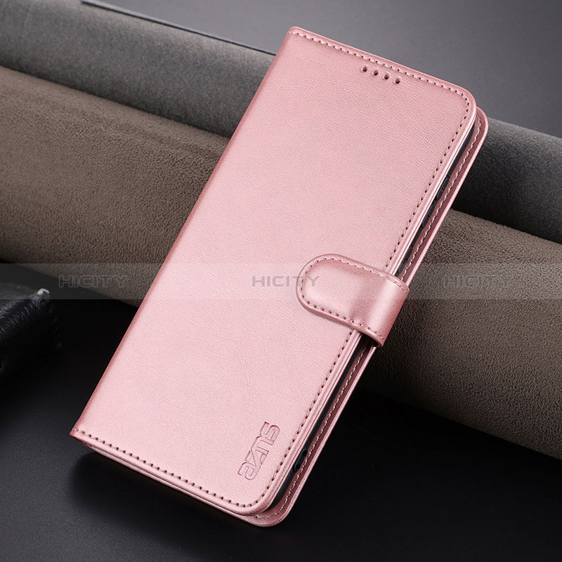 Custodia Portafoglio In Pelle Cover con Supporto YZ5 per Huawei P60 Pro Rosa Caldo