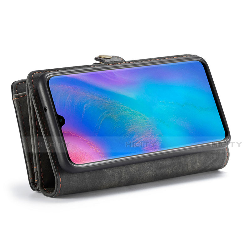 Custodia Portafoglio In Pelle Cover con Supporto Z02 per Huawei P30 Lite XL