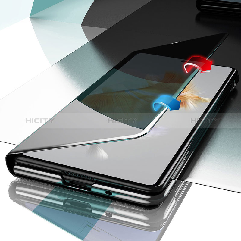 Custodia Portafoglio In Pelle Cover con Supporto ZL1 per Huawei Mate X3
