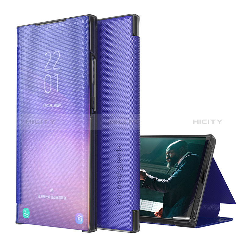 Custodia Portafoglio In Pelle Cover con Supporto ZL1 per Samsung Galaxy S20 5G Viola