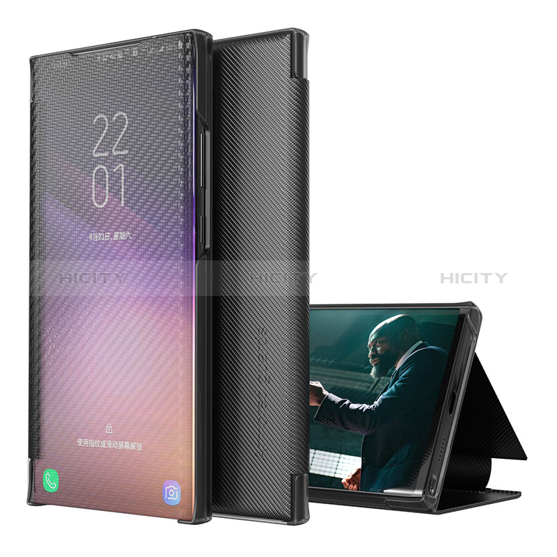 Custodia Portafoglio In Pelle Cover con Supporto ZL1 per Samsung Galaxy S20 Plus 5G Nero