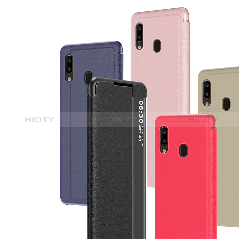 Custodia Portafoglio In Pelle Cover con Supporto ZL2 per Samsung Galaxy A20e