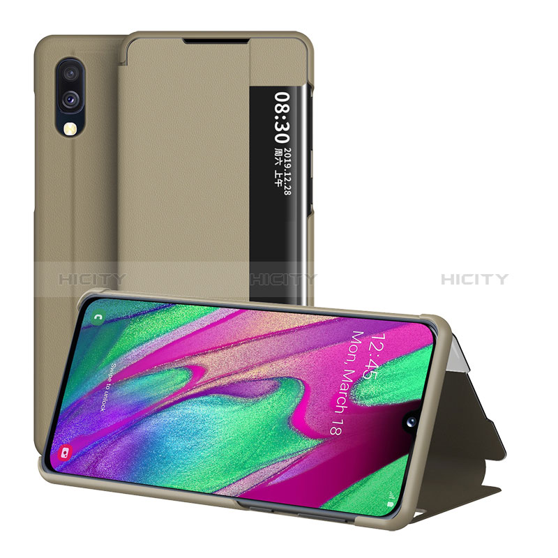 Custodia Portafoglio In Pelle Cover con Supporto ZL2 per Samsung Galaxy A40