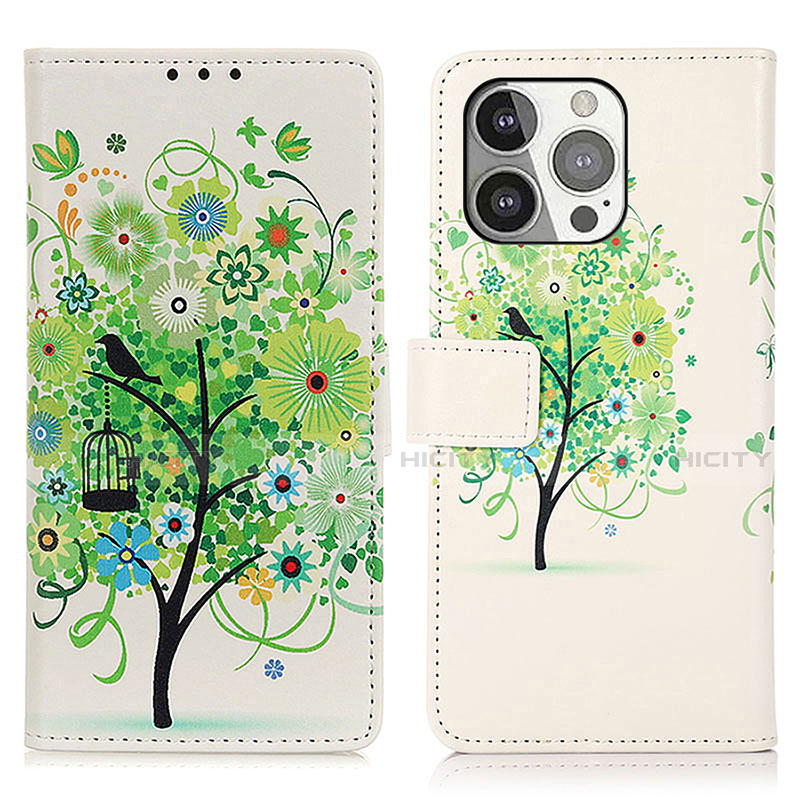 Custodia Portafoglio In Pelle Fantasia Modello Cover con Supporto A07 per Apple iPhone 14 Pro Max