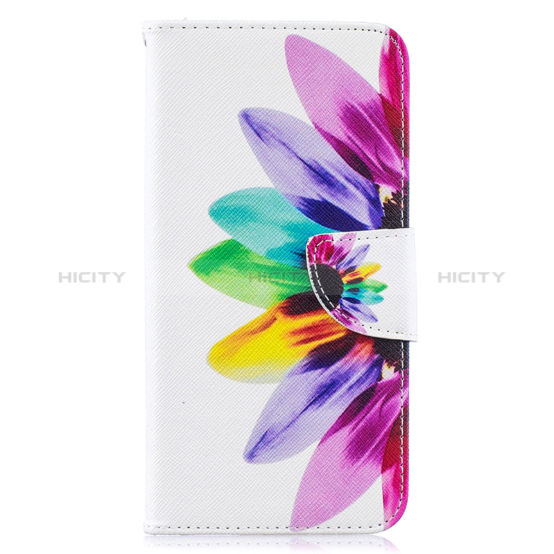 Custodia Portafoglio In Pelle Fantasia Modello Cover con Supporto B01F per Samsung Galaxy A10 Multicolore