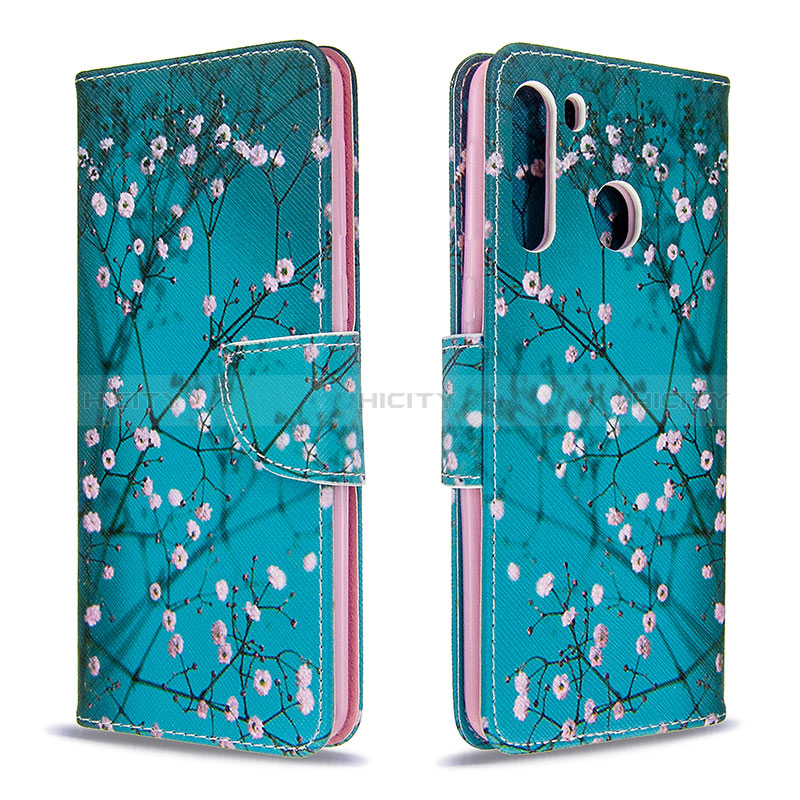 Custodia Portafoglio In Pelle Fantasia Modello Cover con Supporto B01F per Samsung Galaxy A21