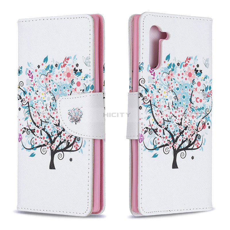 Custodia Portafoglio In Pelle Fantasia Modello Cover con Supporto B01F per Samsung Galaxy Note 10 5G