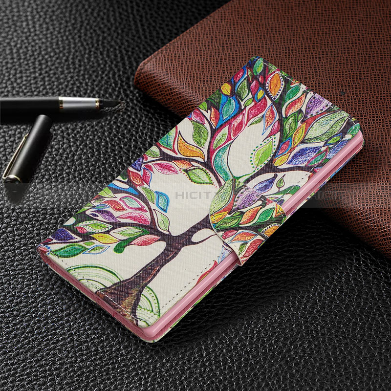 Custodia Portafoglio In Pelle Fantasia Modello Cover con Supporto B01F per Samsung Galaxy Note 10 Plus 5G