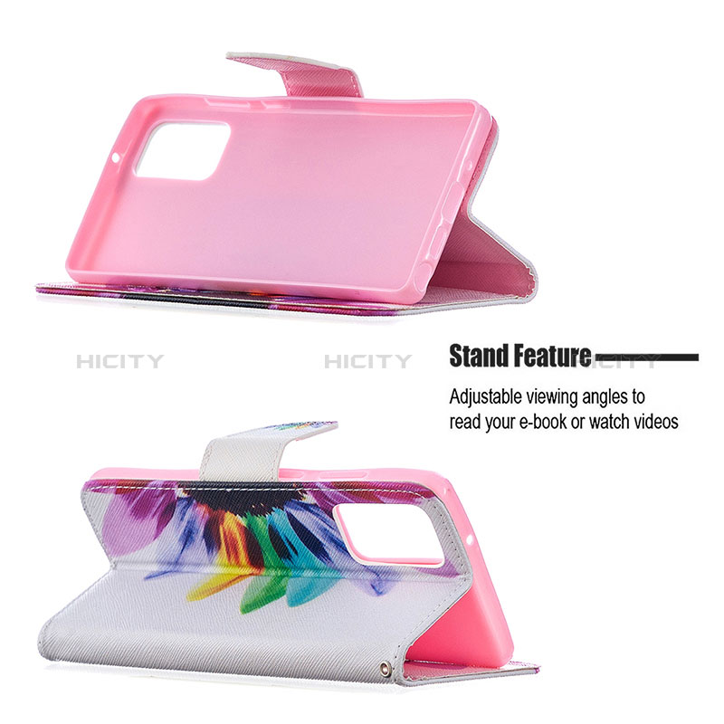 Custodia Portafoglio In Pelle Fantasia Modello Cover con Supporto B01F per Samsung Galaxy Note 20 5G