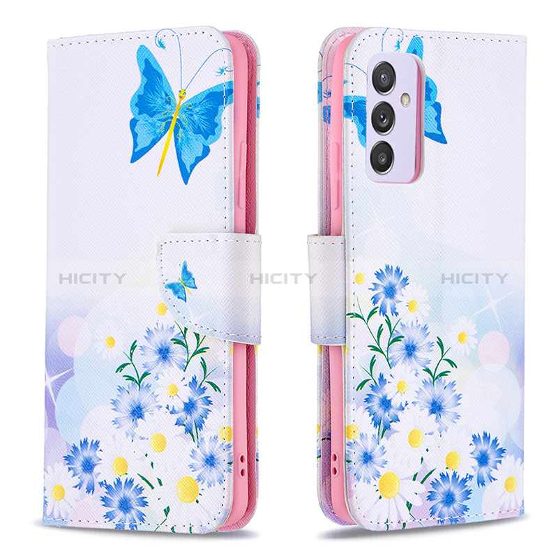 Custodia Portafoglio In Pelle Fantasia Modello Cover con Supporto B01F per Samsung Galaxy Quantum2 5G