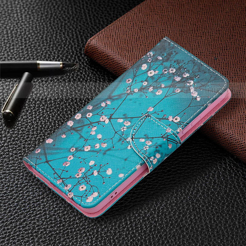 Custodia Portafoglio In Pelle Fantasia Modello Cover con Supporto B01F per Samsung Galaxy S21 5G