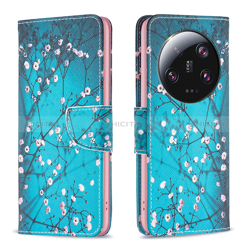 Custodia Portafoglio In Pelle Fantasia Modello Cover con Supporto B01F per Xiaomi Mi 13 Ultra 5G