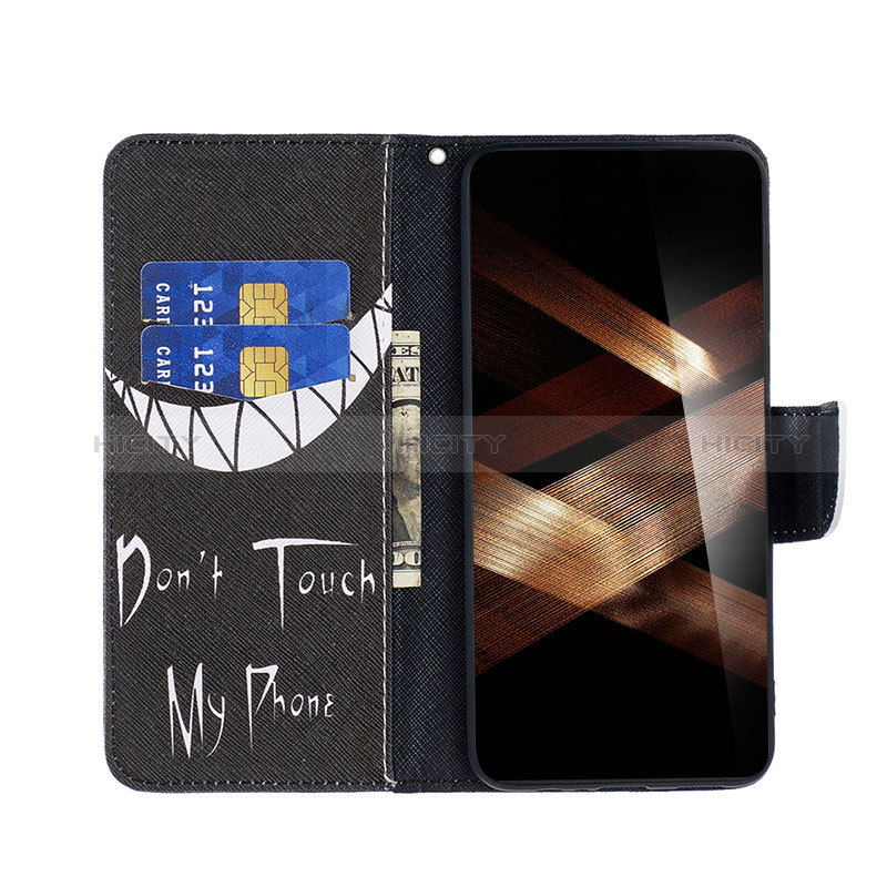 Custodia Portafoglio In Pelle Fantasia Modello Cover con Supporto B01F per Xiaomi Mi 14 Pro 5G