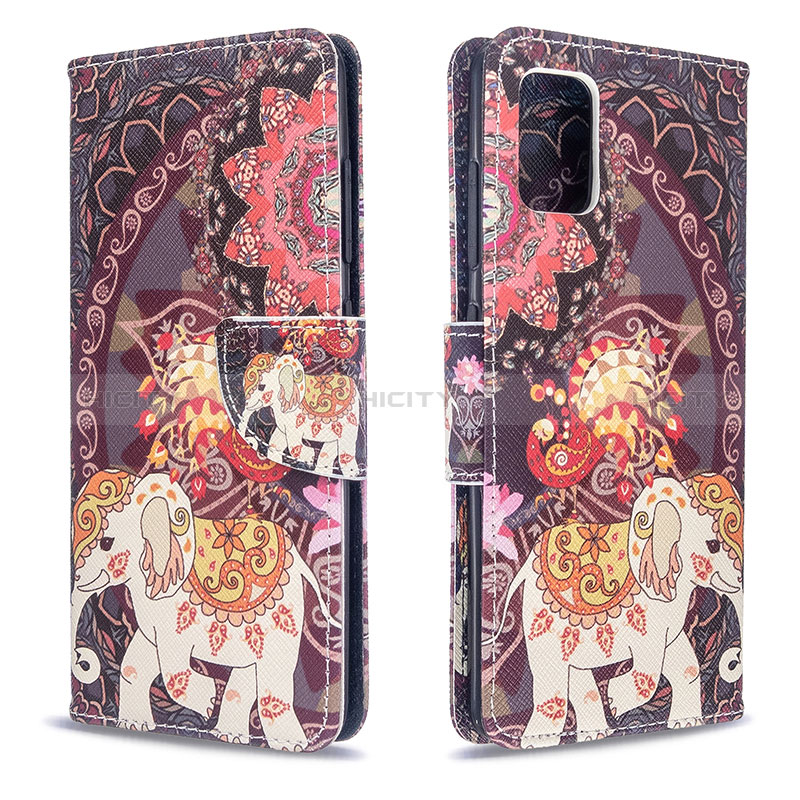 Custodia Portafoglio In Pelle Fantasia Modello Cover con Supporto B03F per Samsung Galaxy A51 4G