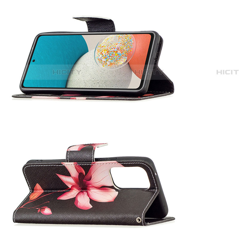 Custodia Portafoglio In Pelle Fantasia Modello Cover con Supporto B03F per Samsung Galaxy A53 5G
