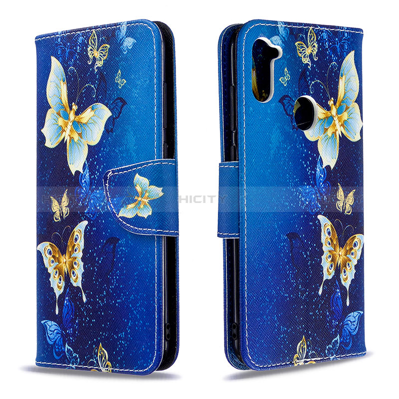 Custodia Portafoglio In Pelle Fantasia Modello Cover con Supporto B03F per Samsung Galaxy M11