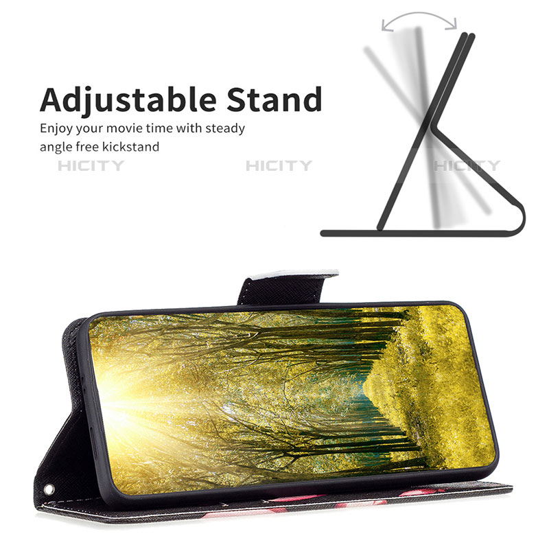 Custodia Portafoglio In Pelle Fantasia Modello Cover con Supporto B03F per Samsung Galaxy M23 5G