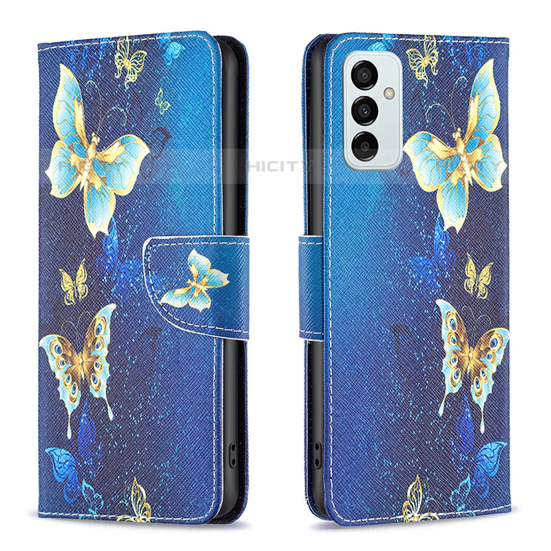 Custodia Portafoglio In Pelle Fantasia Modello Cover con Supporto B03F per Samsung Galaxy M23 5G