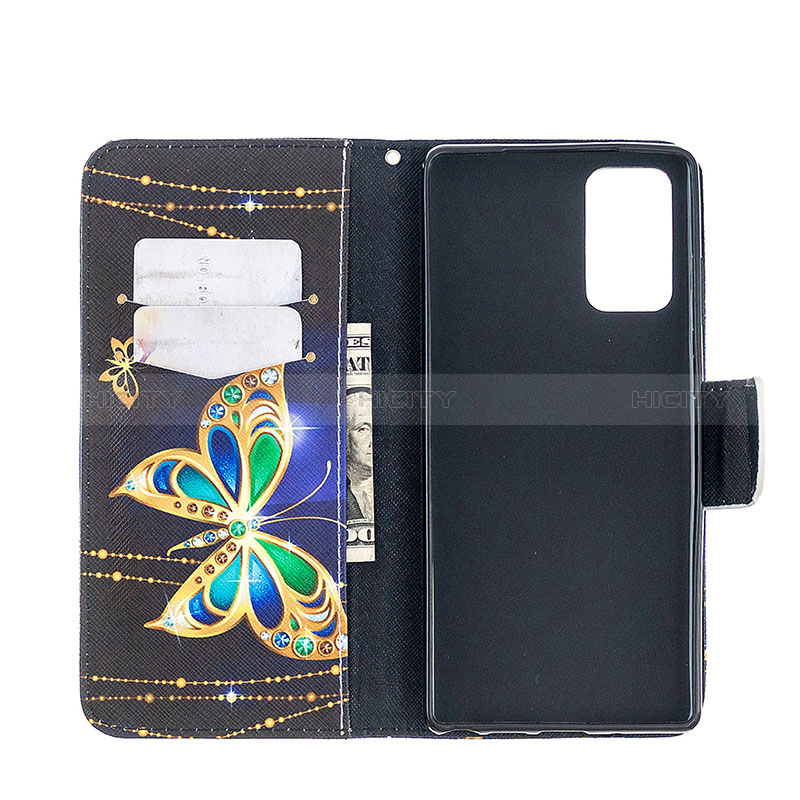 Custodia Portafoglio In Pelle Fantasia Modello Cover con Supporto B03F per Samsung Galaxy Note 20 5G