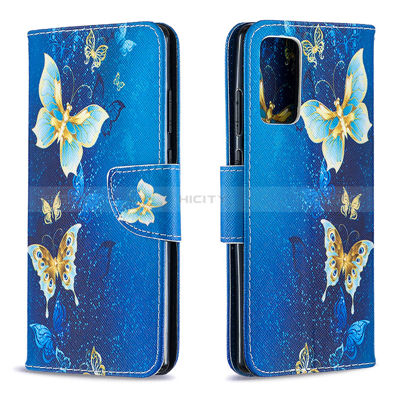 Custodia Portafoglio In Pelle Fantasia Modello Cover con Supporto B03F per Samsung Galaxy Note 20 5G