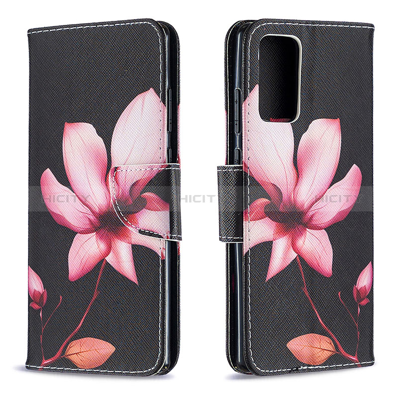 Custodia Portafoglio In Pelle Fantasia Modello Cover con Supporto B03F per Samsung Galaxy Note 20 5G Rosso