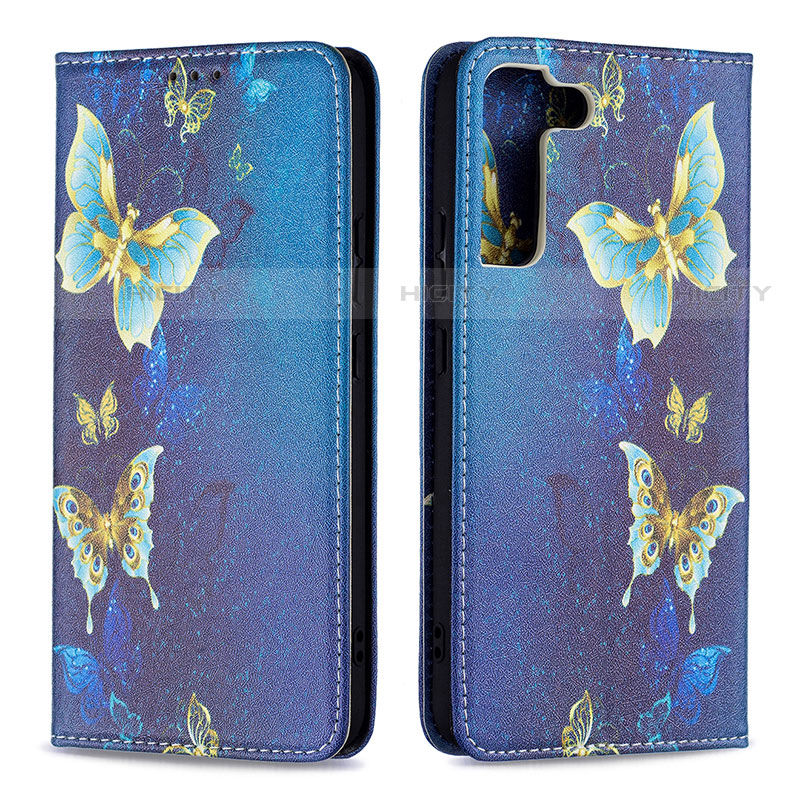 Custodia Portafoglio In Pelle Fantasia Modello Cover con Supporto B03F per Samsung Galaxy S21 FE 5G