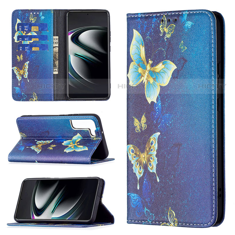 Custodia Portafoglio In Pelle Fantasia Modello Cover con Supporto B03F per Samsung Galaxy S23 Plus 5G