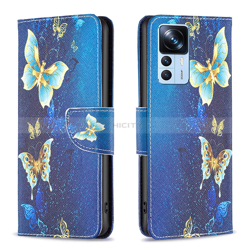 Custodia Portafoglio In Pelle Fantasia Modello Cover con Supporto B03F per Xiaomi Mi 12T Pro 5G