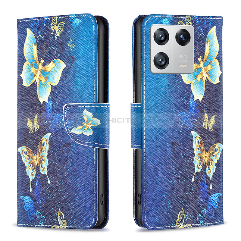Custodia Portafoglio In Pelle Fantasia Modello Cover con Supporto B03F per Xiaomi Mi 13 5G