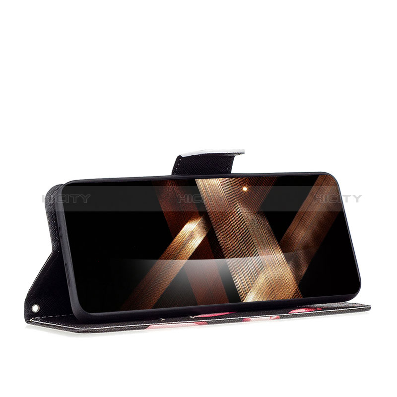 Custodia Portafoglio In Pelle Fantasia Modello Cover con Supporto B03F per Xiaomi Poco C65