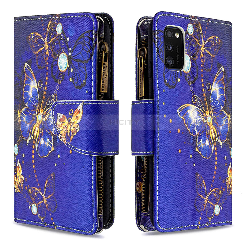 Custodia Portafoglio In Pelle Fantasia Modello Cover con Supporto B04F per Samsung Galaxy A41