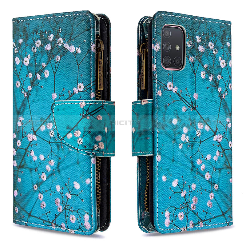 Custodia Portafoglio In Pelle Fantasia Modello Cover con Supporto B04F per Samsung Galaxy A71 4G A715