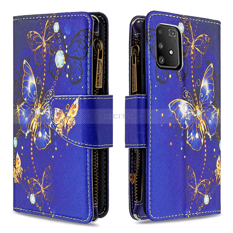 Custodia Portafoglio In Pelle Fantasia Modello Cover con Supporto B04F per Samsung Galaxy A91