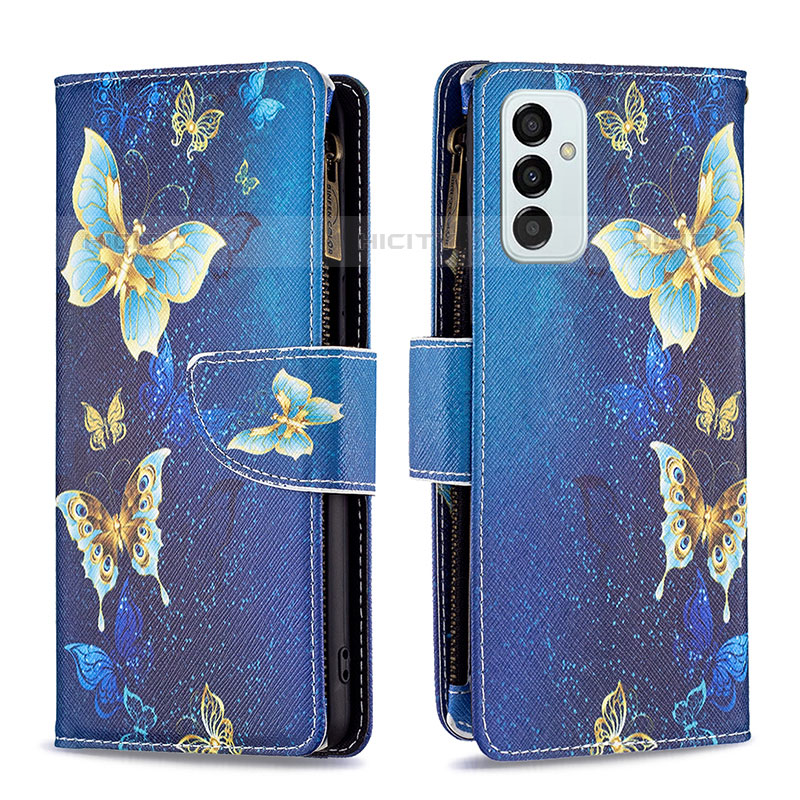 Custodia Portafoglio In Pelle Fantasia Modello Cover con Supporto B04F per Samsung Galaxy M23 5G
