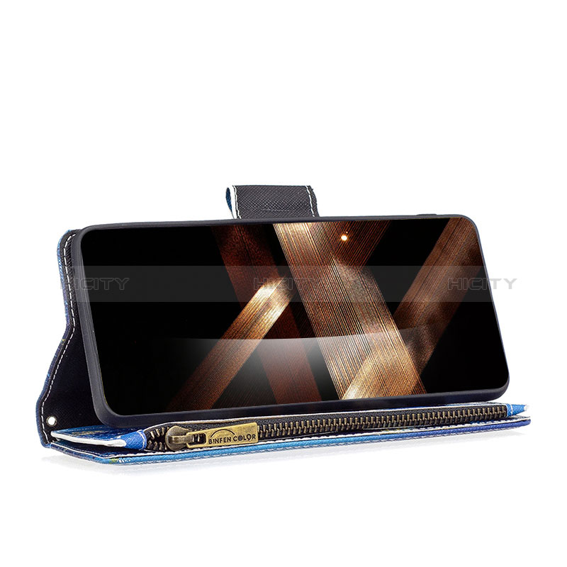 Custodia Portafoglio In Pelle Fantasia Modello Cover con Supporto B04F per Xiaomi Redmi Note 13 5G