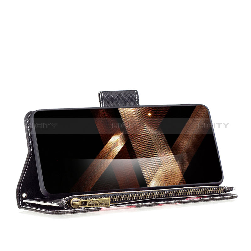 Custodia Portafoglio In Pelle Fantasia Modello Cover con Supporto B04F per Xiaomi Redmi Note 13 Pro+ Plus 5G