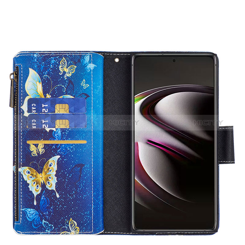 Custodia Portafoglio In Pelle Fantasia Modello Cover con Supporto B05F per Samsung Galaxy S24 Ultra 5G