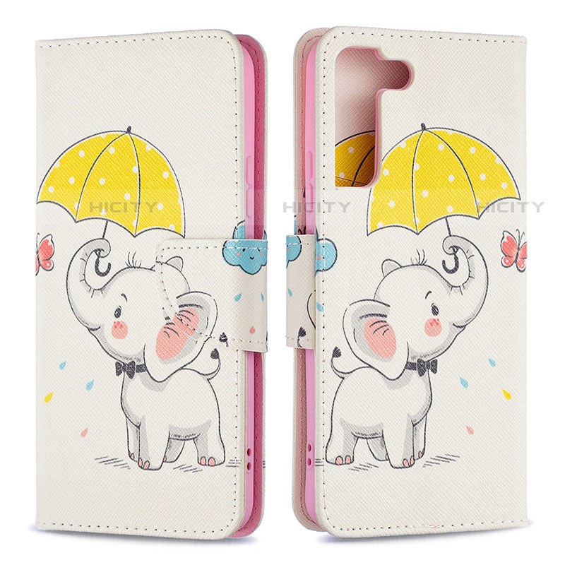 Custodia Portafoglio In Pelle Fantasia Modello Cover con Supporto B09F per Samsung Galaxy S23 Plus 5G