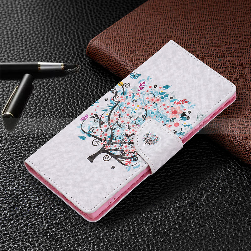 Custodia Portafoglio In Pelle Fantasia Modello Cover con Supporto B09F per Samsung Galaxy S24 Ultra 5G