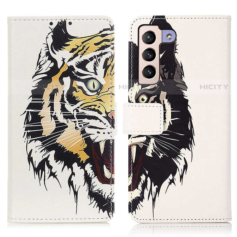 Custodia Portafoglio In Pelle Fantasia Modello Cover con Supporto D02Y per Samsung Galaxy S21 Plus 5G