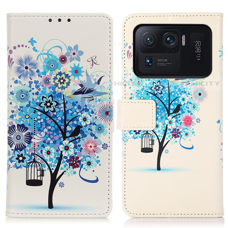Custodia Portafoglio In Pelle Fantasia Modello Cover con Supporto D02Y per Xiaomi Mi 11 Ultra 5G